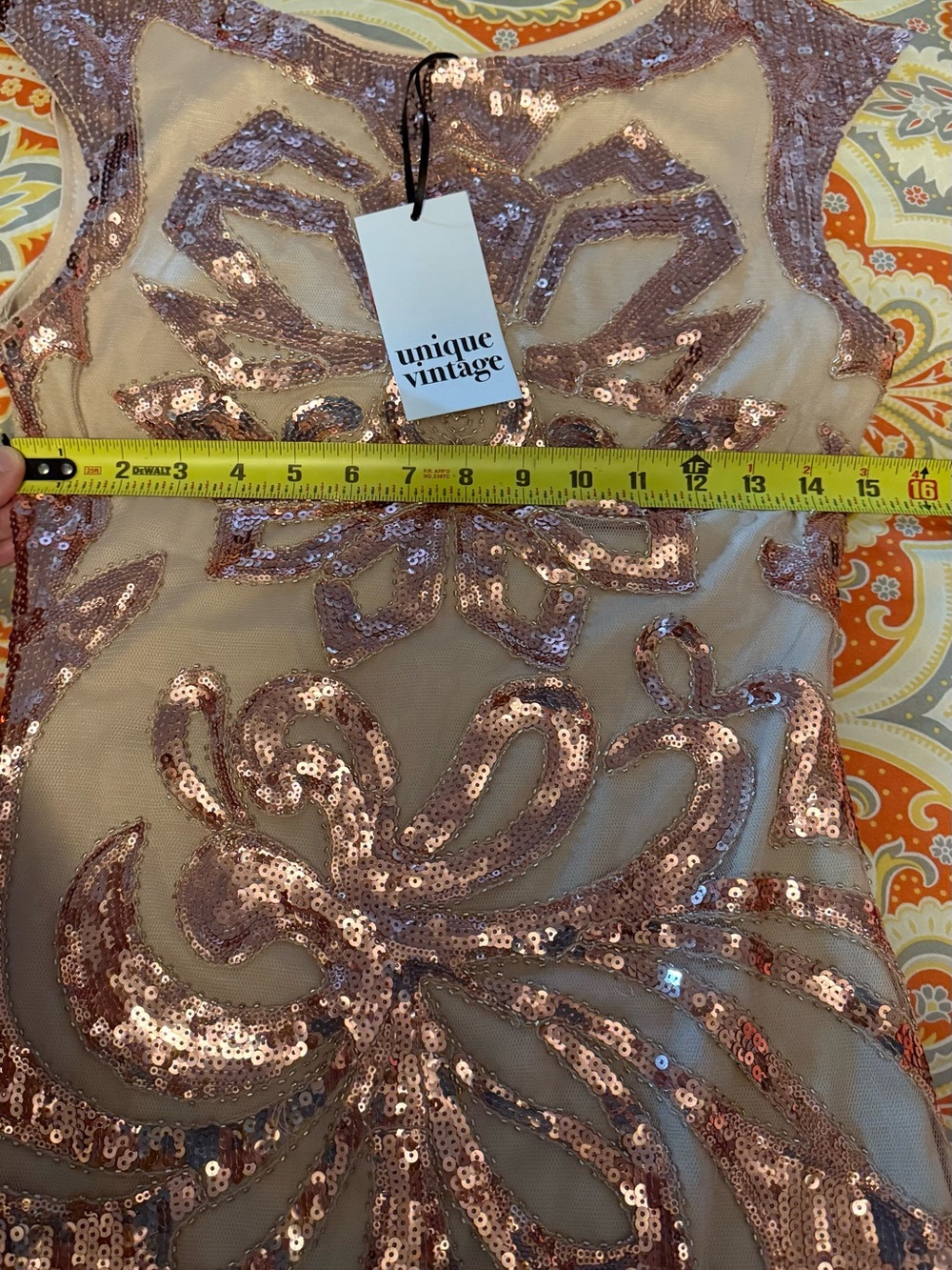 Unique vintage gatsby inspired dress - Picture 7 of 7